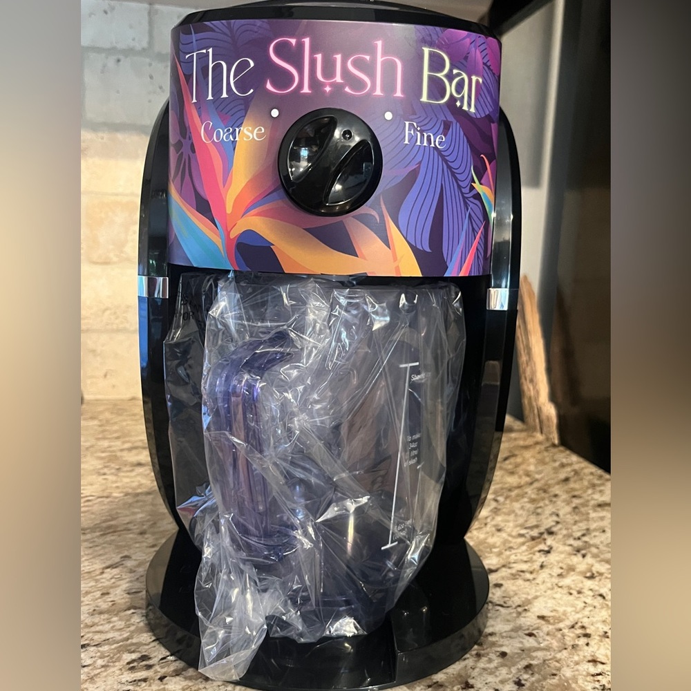 Black Slush Bar Machine